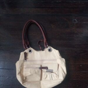 Rosetti Womans Shoulders Bag Color Yellow Has Zip Pockets Pre Owned